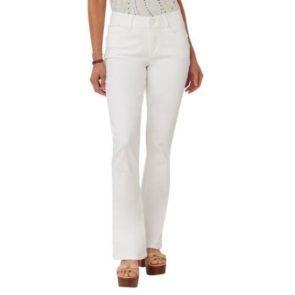 Democracy Ab solution Itty Bitty Boot Jeans White 4P New With Tags